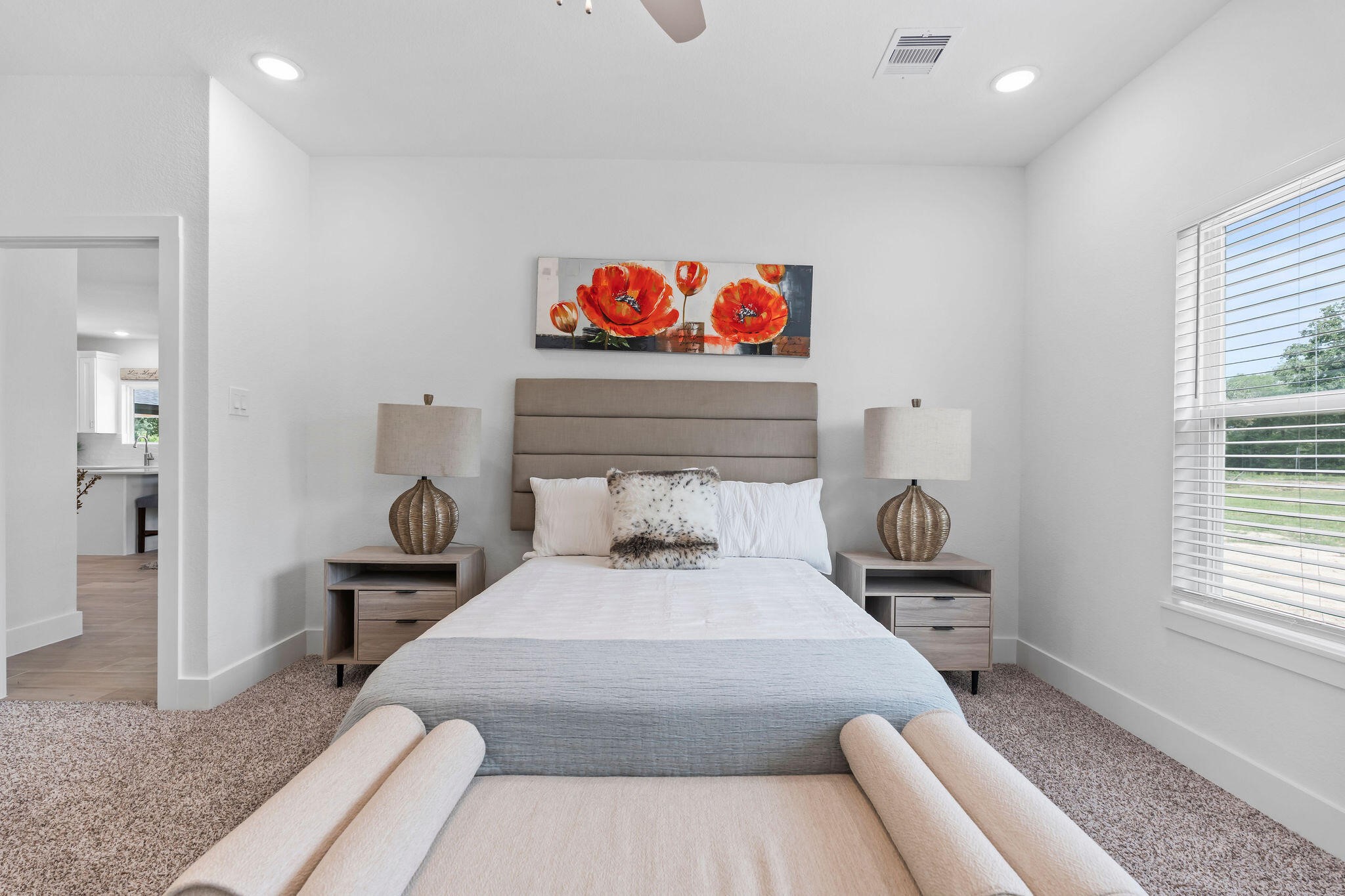 39645 Bosque Road Hempstead, TX 77445 - Photo 13 of 37 a bedroom with a bed and a window