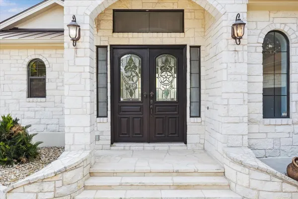 a view of a lake from a balcony