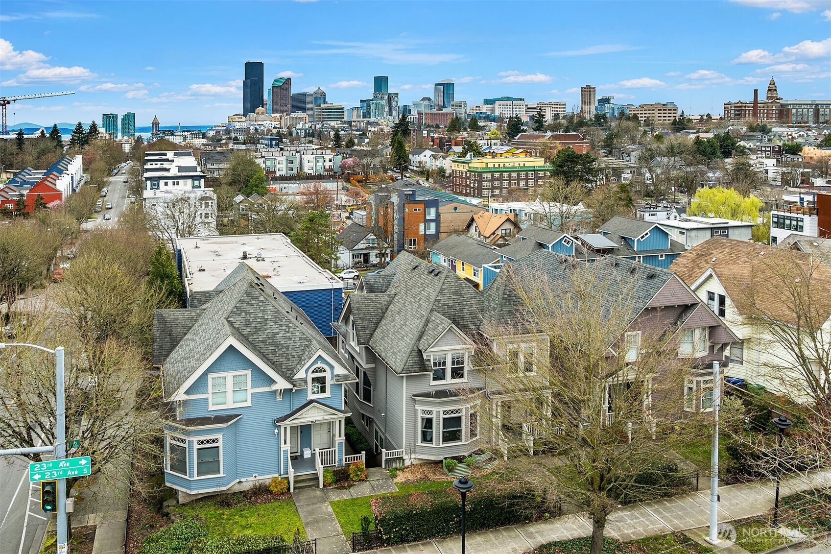 107 23rd Avenue, Unit A Seattle, WA 98122 - Photo 22 of 29 a view of a city in the middle of a city