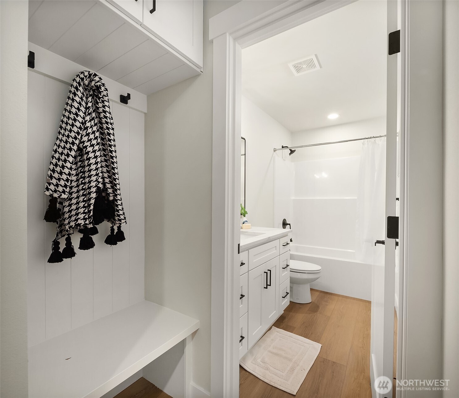 4 Twin Flower Circle Bellingham, WA 98229 - Photo 24 of 31 a bathroom with a shower toilet and sink