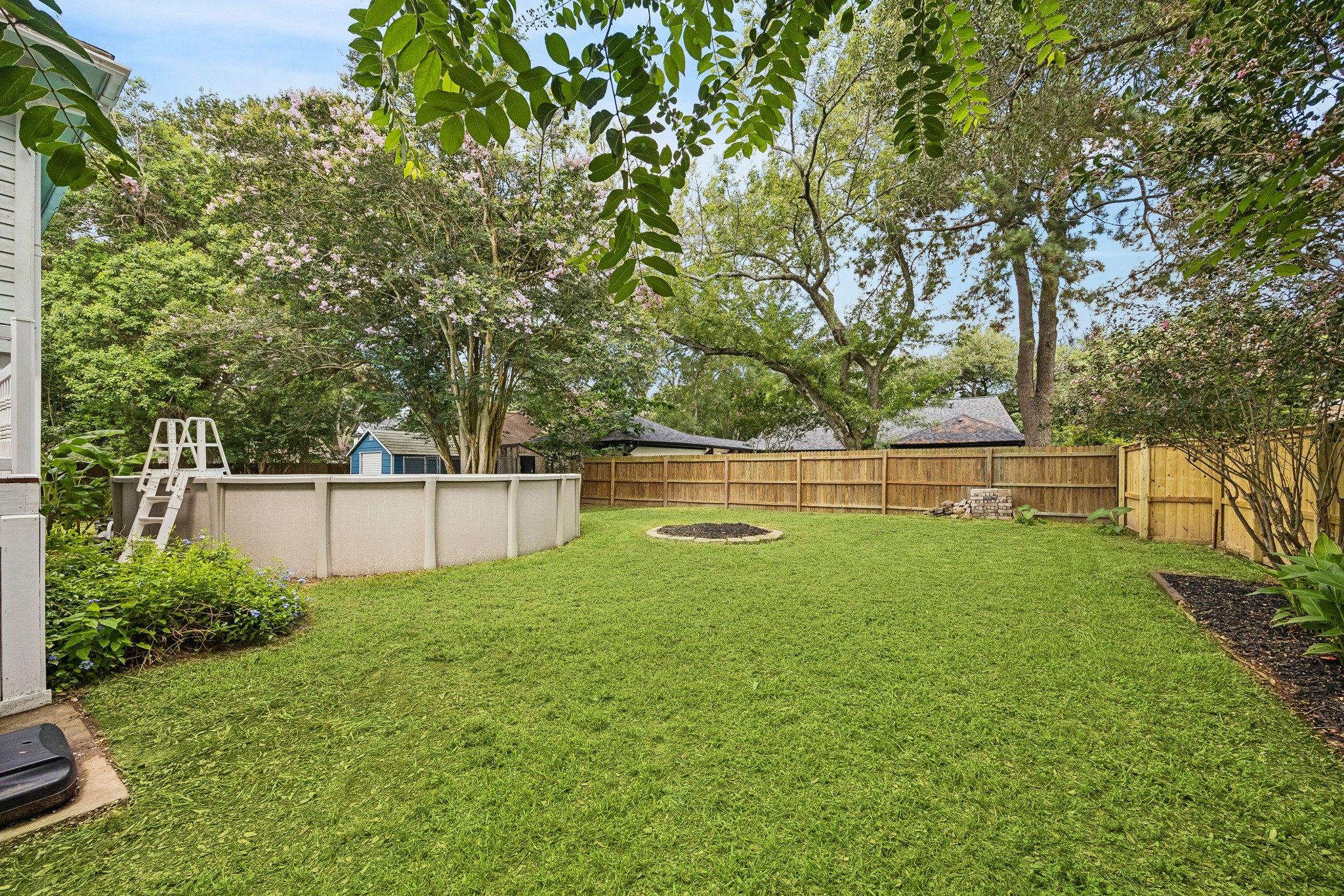 1003 Eagle Lake Road Sealy, TX 77474 - Photo 15 of 17 Backyard offering endless possibilities