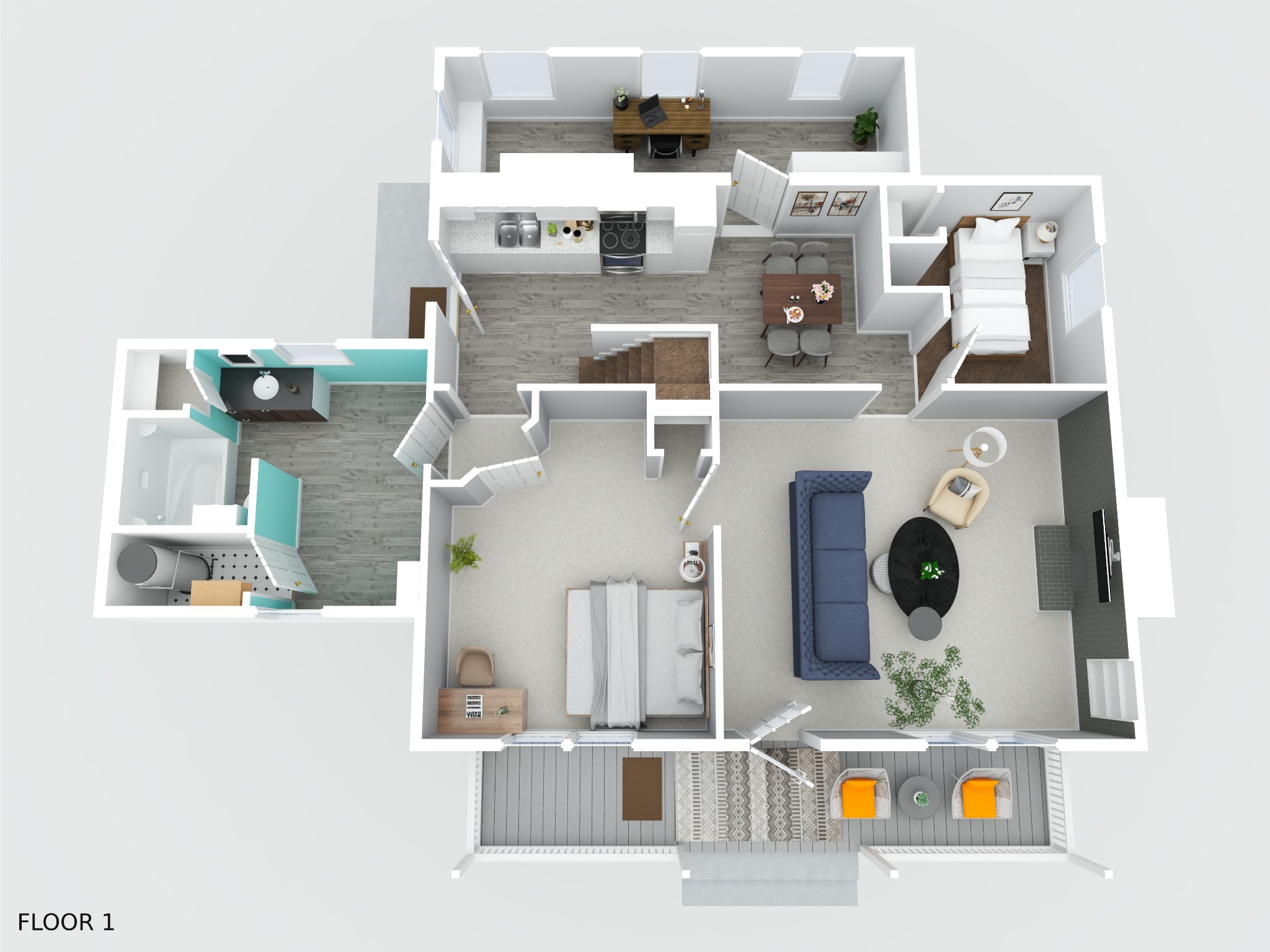 2844 Jarman Hollow Road Palmyra, TN 37142 - Photo 31 of 32 view of living room with stainless steel appliances