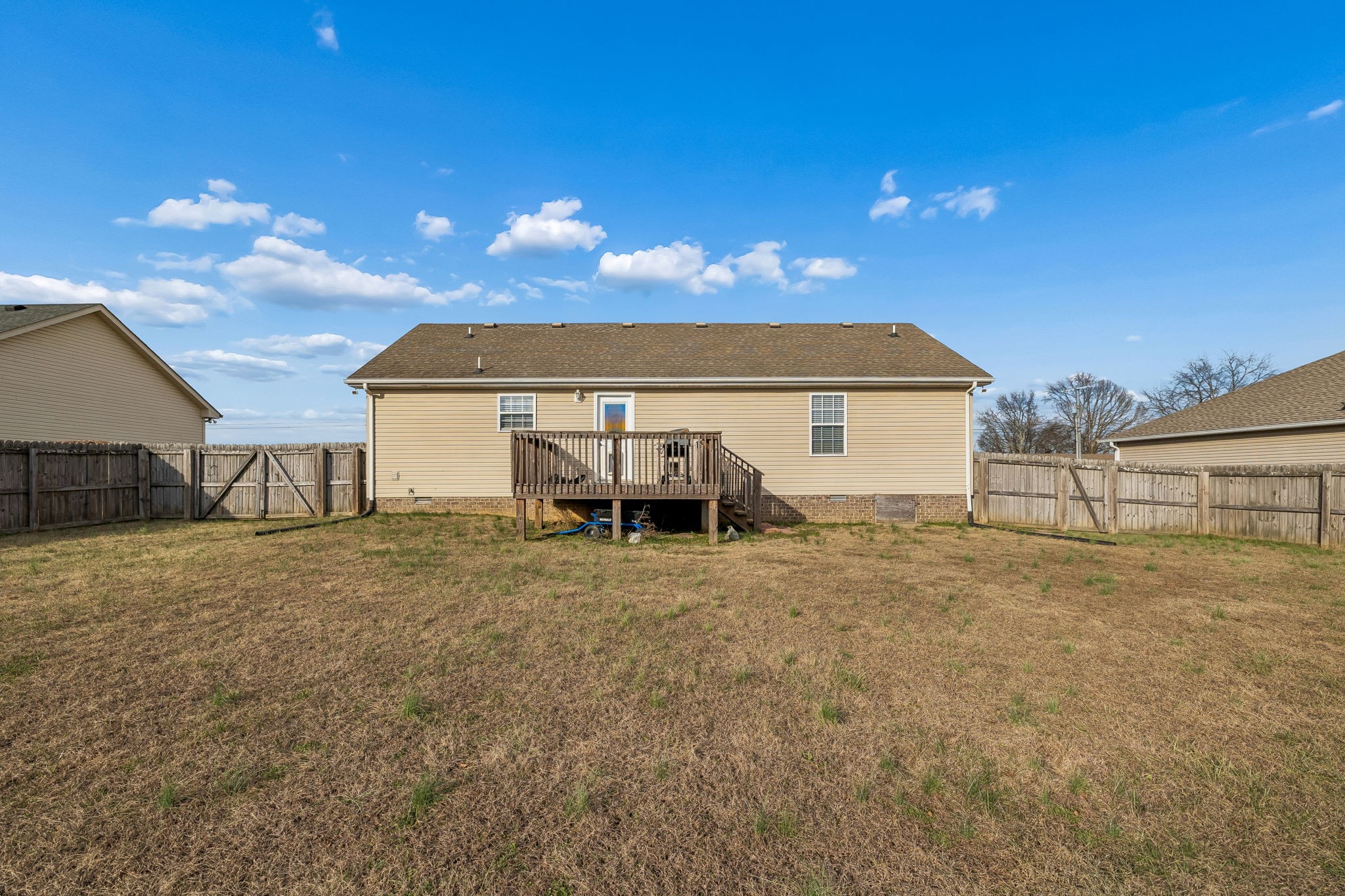 136 Thacker Drive Portland, TN 37148 - Photo 27 of 39 a view of backyard of house