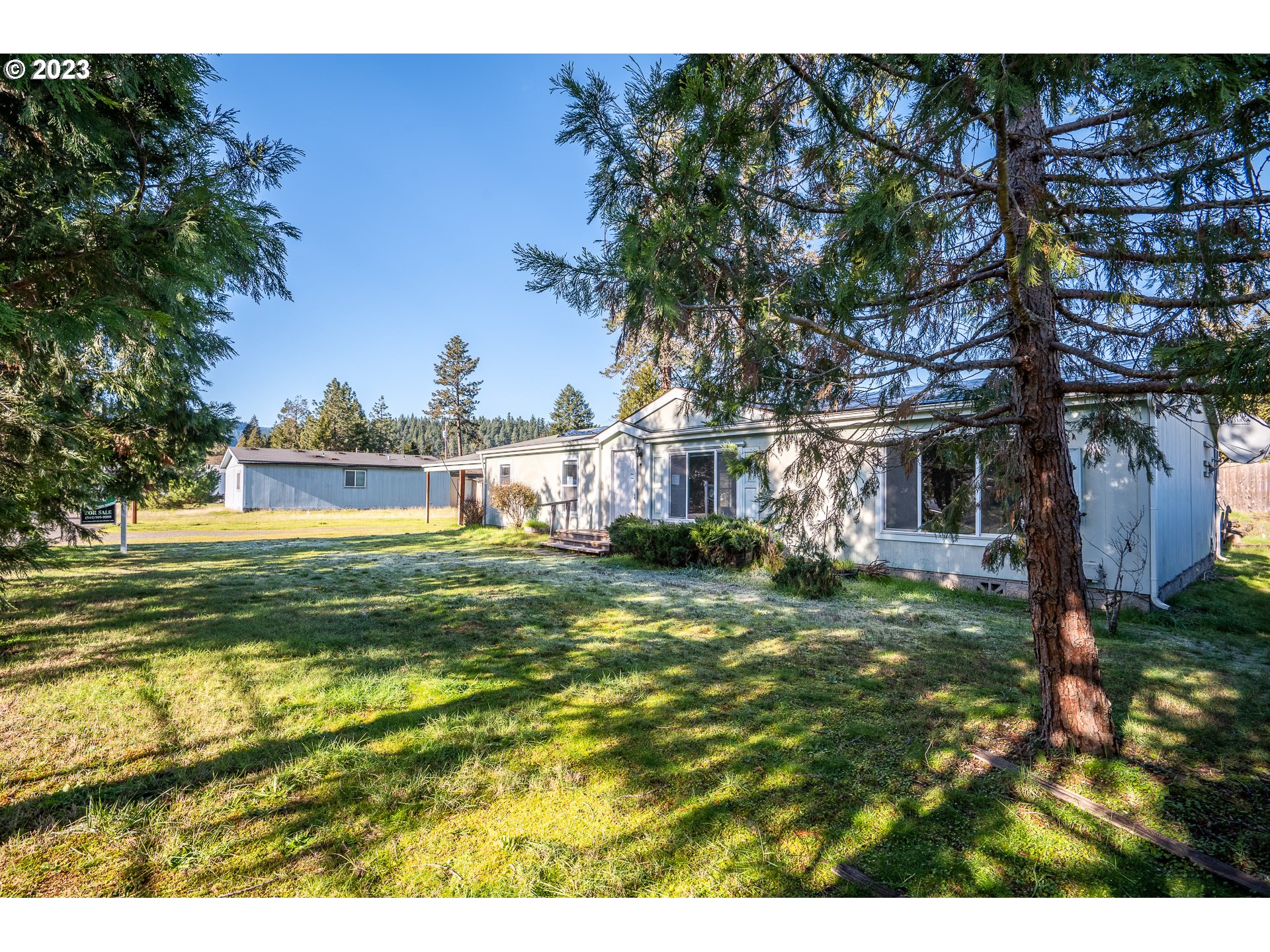 76367 Klohn Road Oakridge, OR 97463 - Photo 7 of 42 a view of a house with a big yard