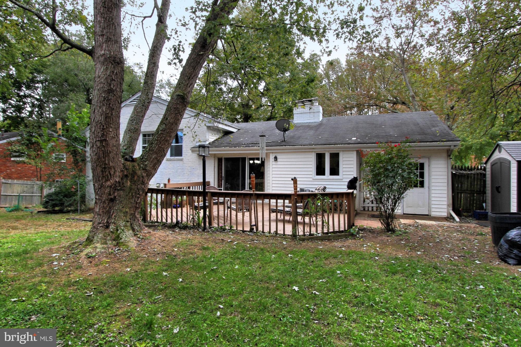 7910 Greeley Boulevard Springfield, VA 22152 - Photo 24 of 29 Fenced and private rear yard