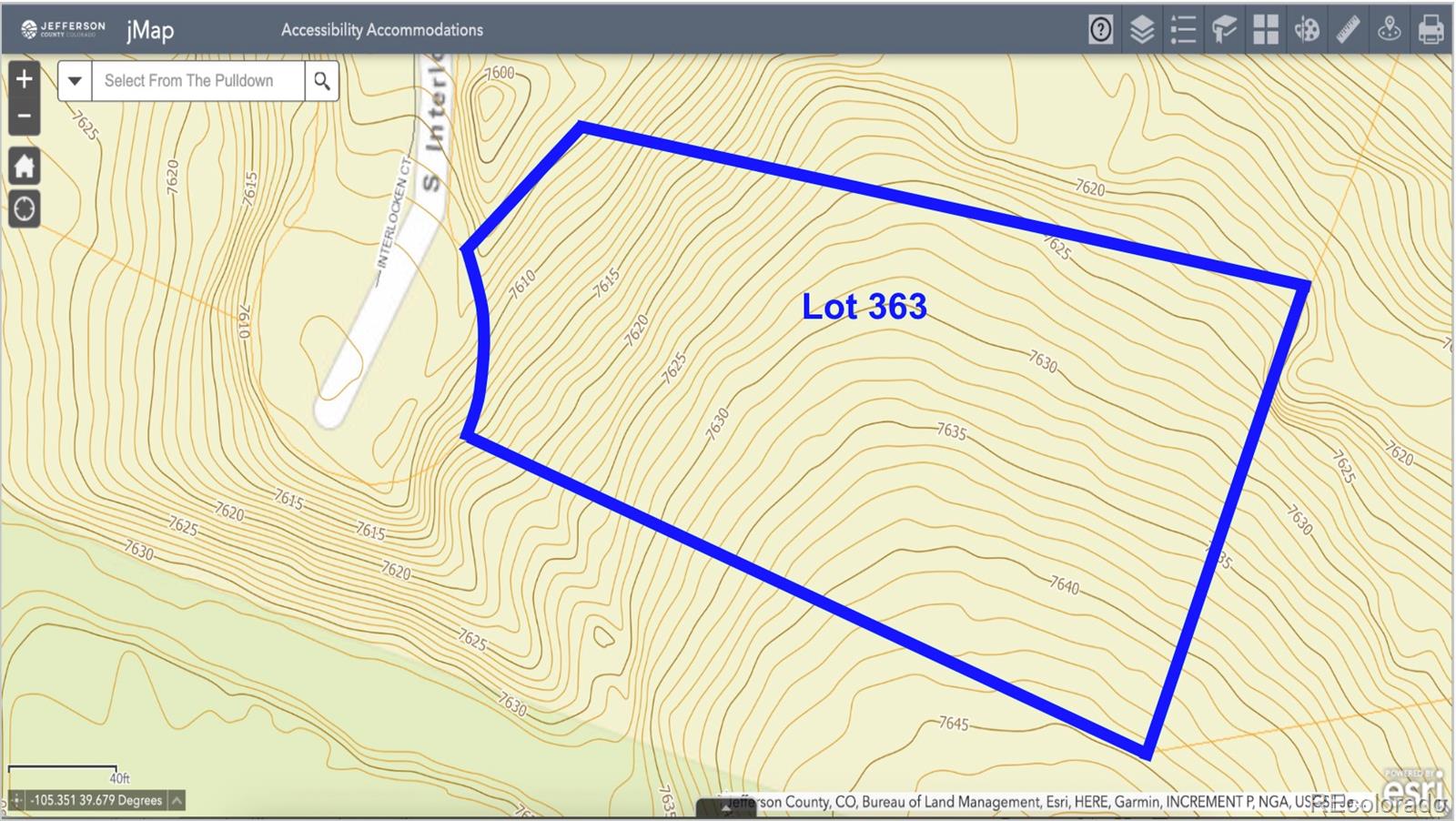 Lot 363 Interlocken Court Evergreen, CO 80439 - Photo 10 of 14 a close up of a building with a street