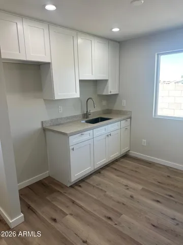a view of hallway with window