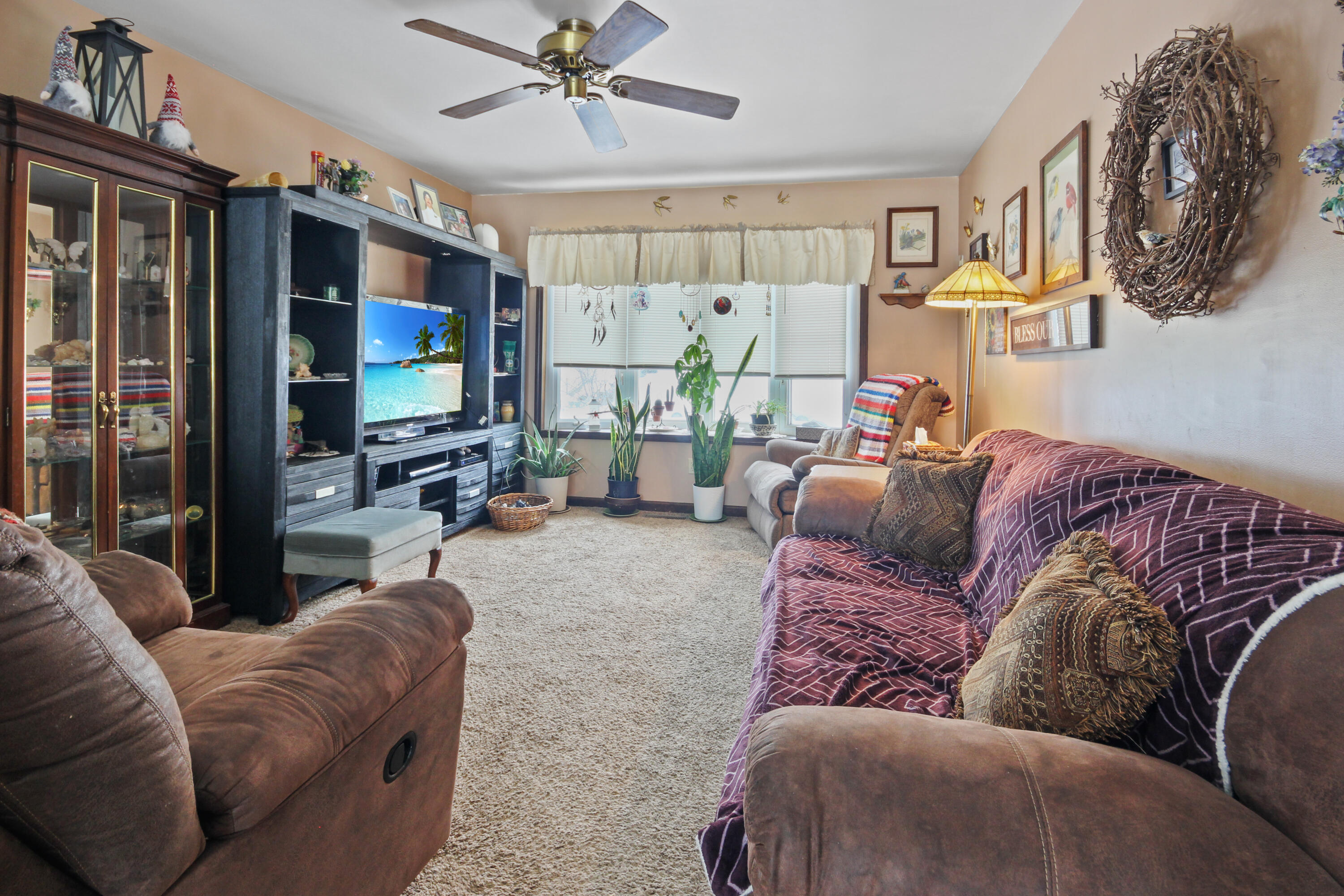 9272 Vigo Street Crown Point, IN 46307 - Photo 10 of 21 a living room with furniture and a flat screen tv