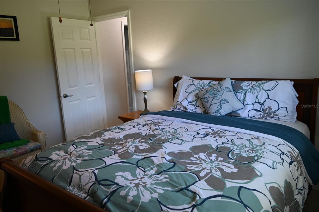 5378 Dunsmuir Road North Port, FL 34288 - Photo 37 of 59 a bedroom with a bed and a flat screen tv
