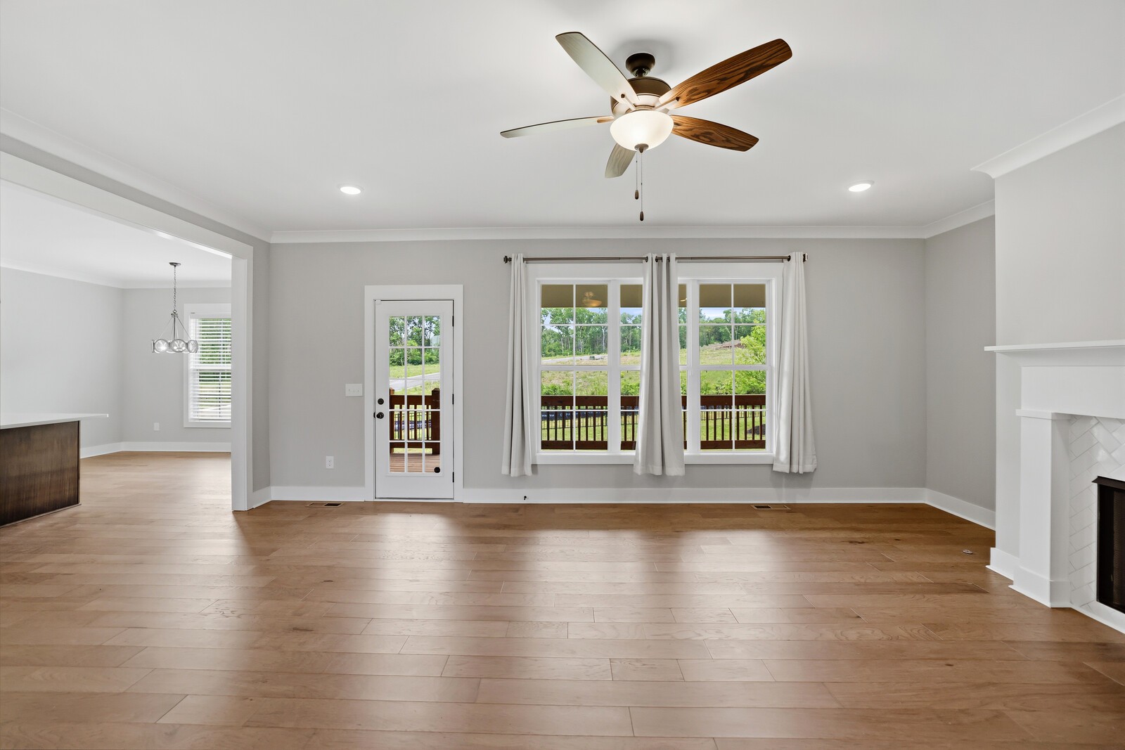 400 Millstone Place Lebanon, TN 37087 - Photo 15 of 58 a view of an empty room with wooden floor and a window