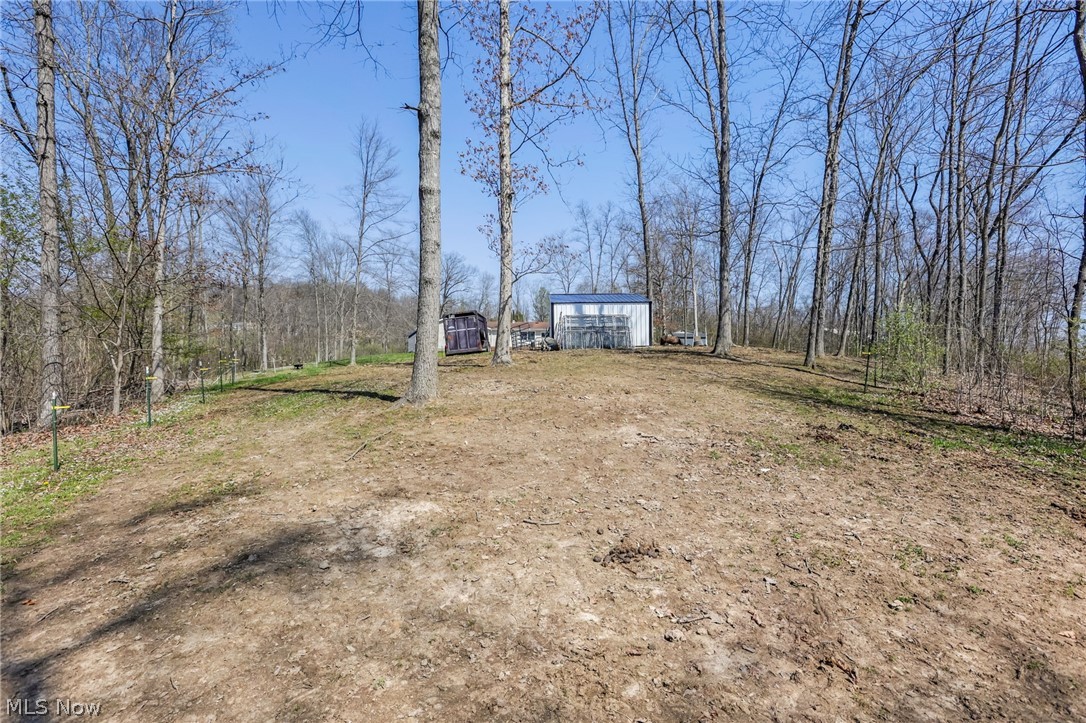 4502 Clover Road Cumberland, OH 43732 - Photo 34 of 38 View of yard with a storage unit
