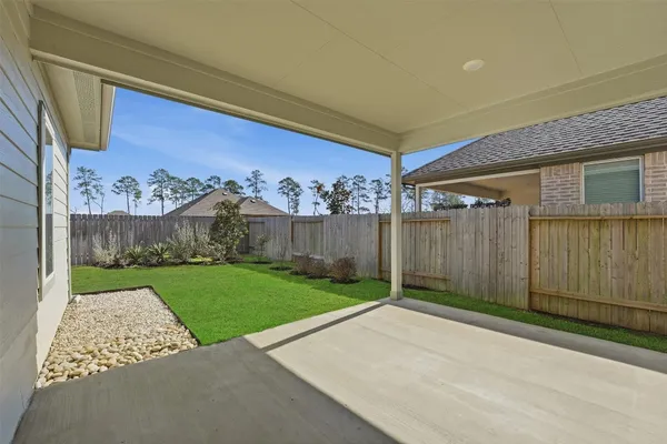 a view of a backyard with a garden