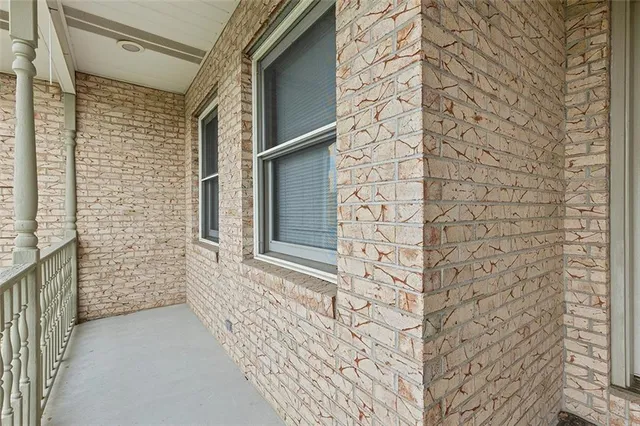 a view of a brick house