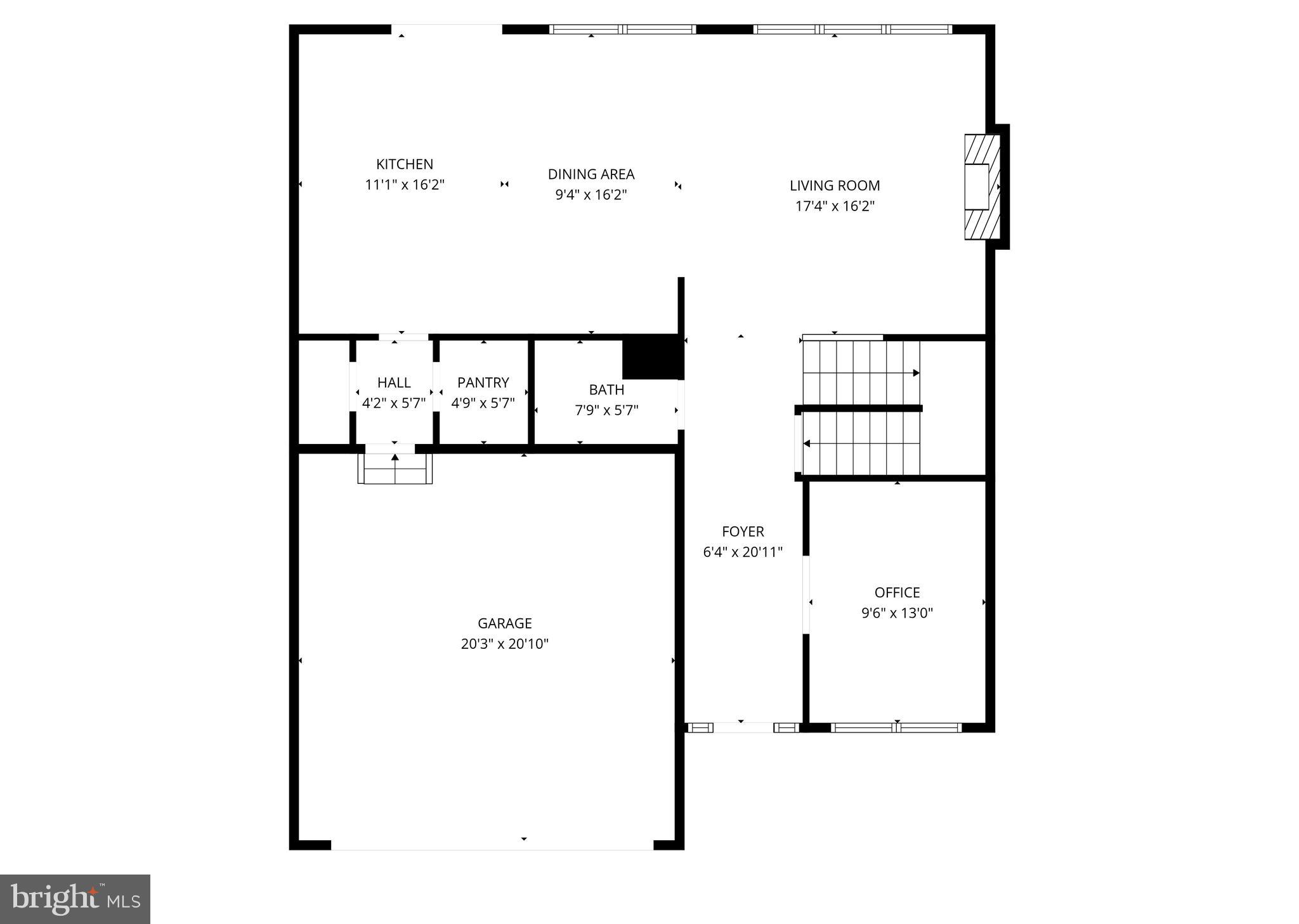 113 Harding Street Lutherville-Timonium, MD 21093 - Photo 42 of 45 a picture of floor plan