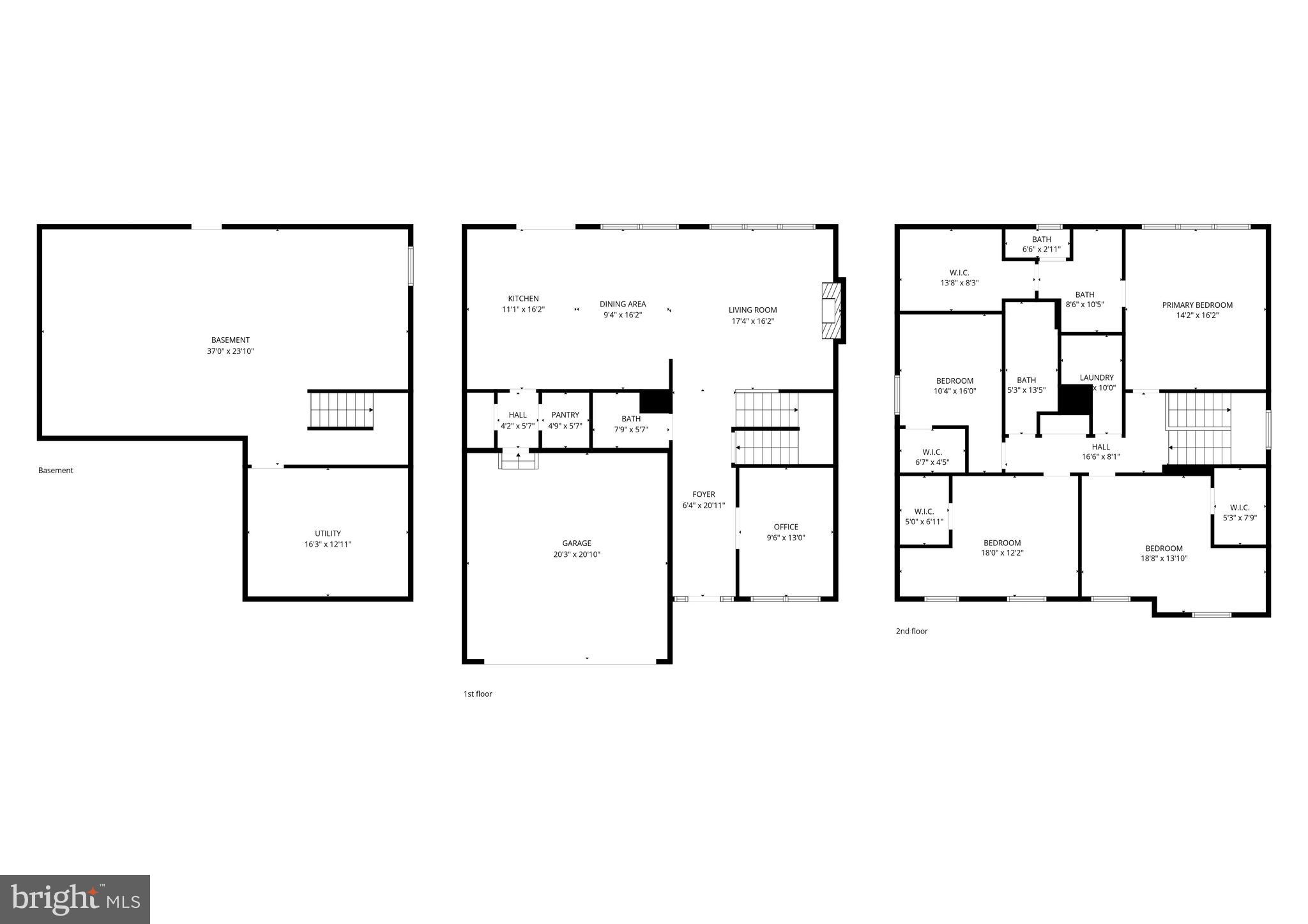 113 Harding Street Lutherville-Timonium, MD 21093 - Photo 45 of 45 a picture of a floor plan