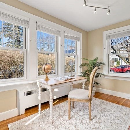 35 Welgate Road Medford, MA 02155 - Photo 12 of 40 a view of a workspace with furniture and a window