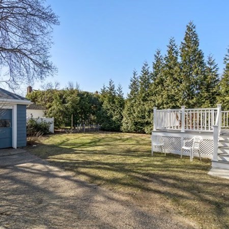 35 Welgate Road Medford, MA 02155 - Photo 36 of 40 a view of a house with backyard and trees in the background