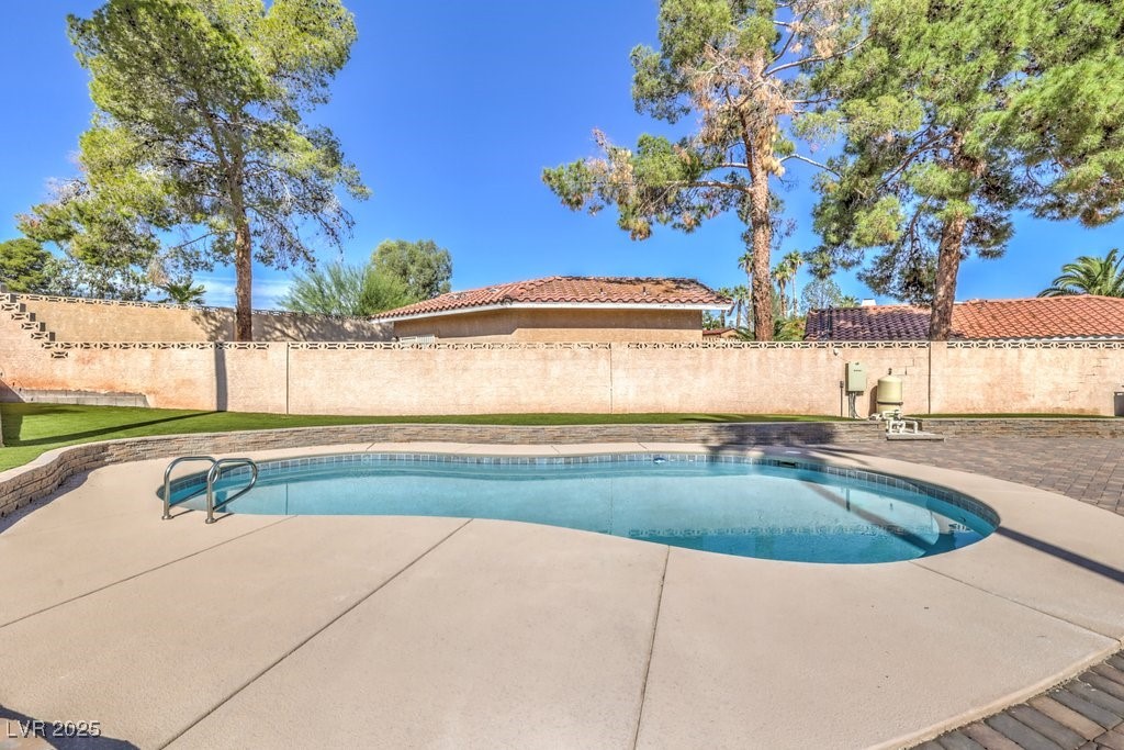 2240 Grayson Circle Henderson, NV 89014 - Photo 34 of 38 View of pool featuring a fenced backyard and a patio area
