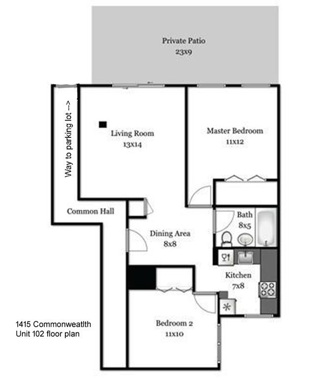 1415 Commonwealth Avenue, Unit 102 Boston, MA 02135 - Photo 21 of 22