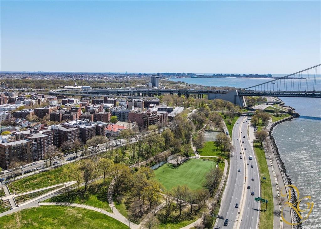 9801 Shore Road, Unit 2O Brooklyn, NY 11209 - Photo 22 of 24 an aerial view of a house with a garden