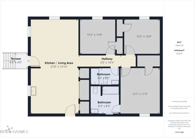$800 | 615 Walker Road, Lafayette, LA 70506
