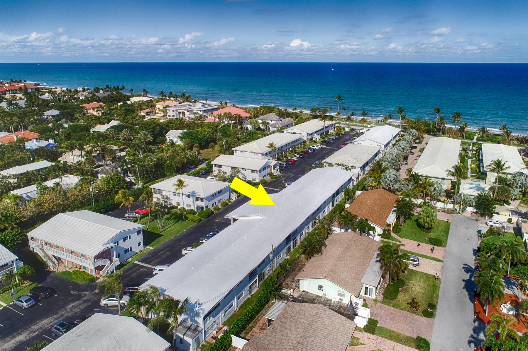 5505 North Ocean Boulevard, Unit 8105 Ocean Ridge, FL 33435 - Photo 2 of 26 Aerial-2-arrow_web