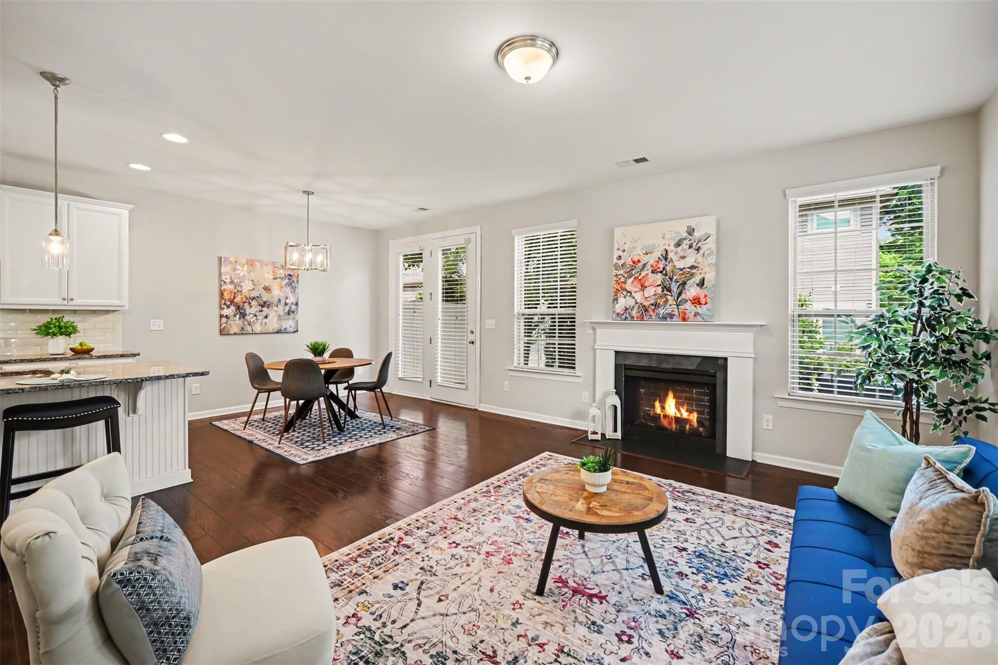 1029 Archibald Avenue Fort Mill, SC 29708 - Photo 6 of 45 a living room with furniture and a fireplace