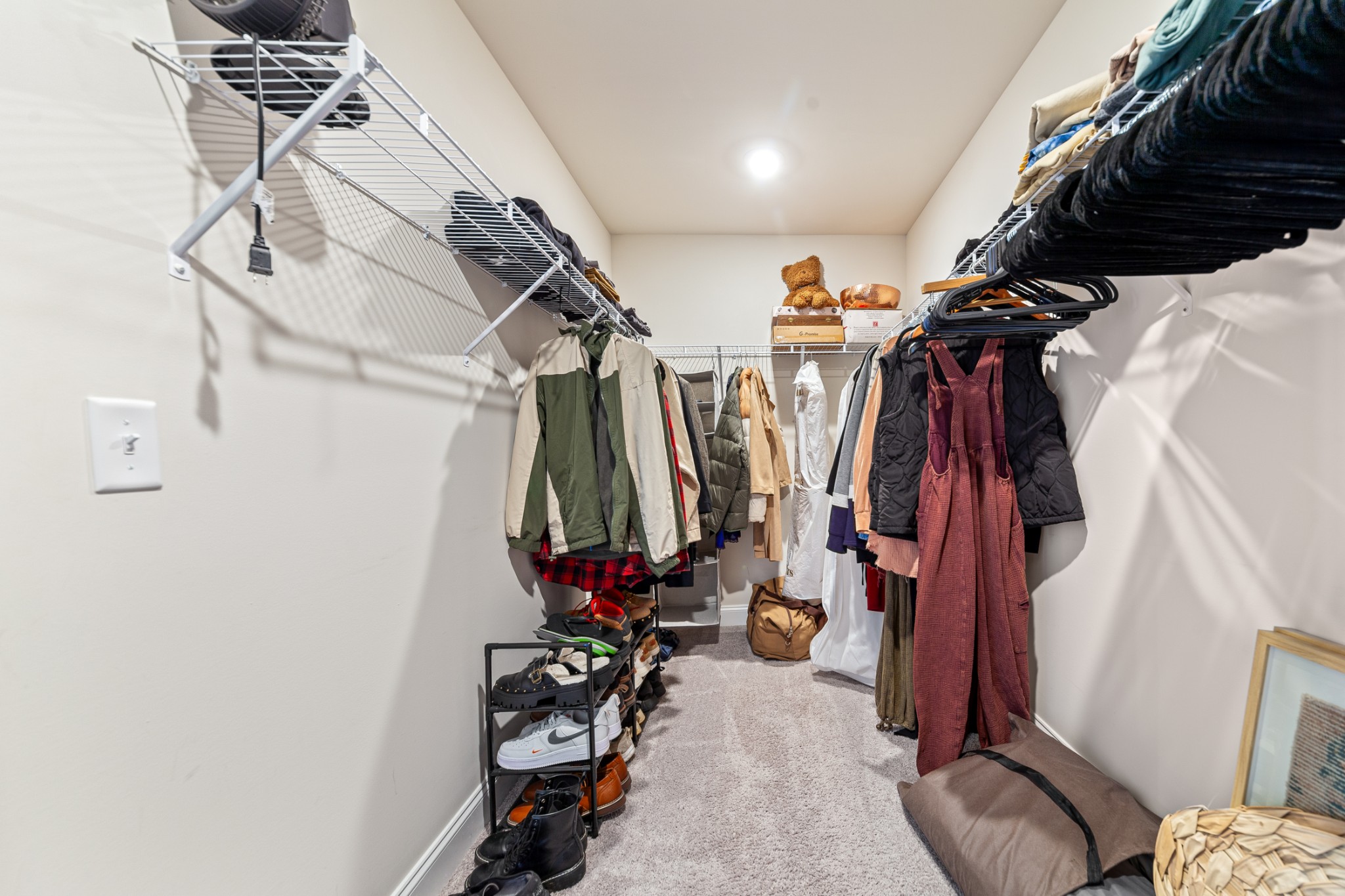 744 Prairie View Drive Columbia, TN 38401 - Photo 34 of 60 a view of walk in closet with clothes and shoes