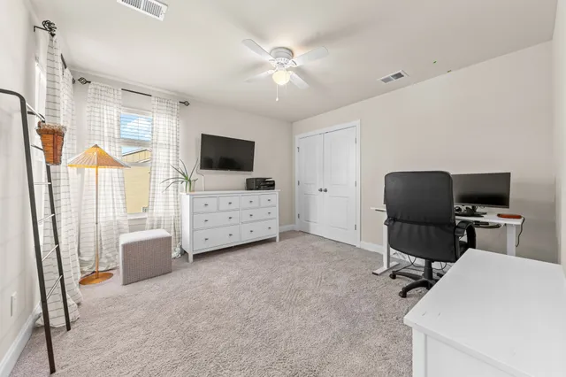 a view of a city from a balcony