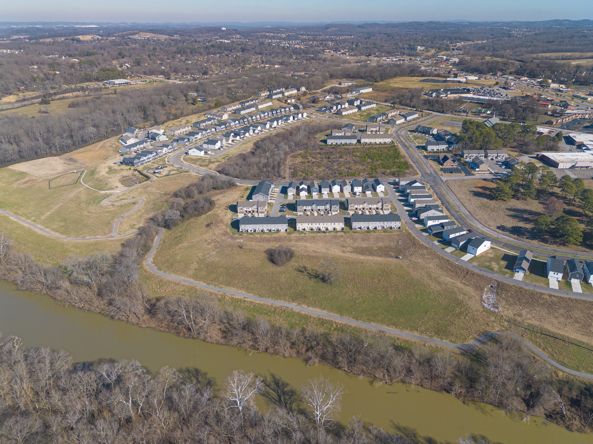 744 Prairie View Drive Columbia, TN 38401 - Photo 55 of 60 an aerial view of a residential houses with outdoor space