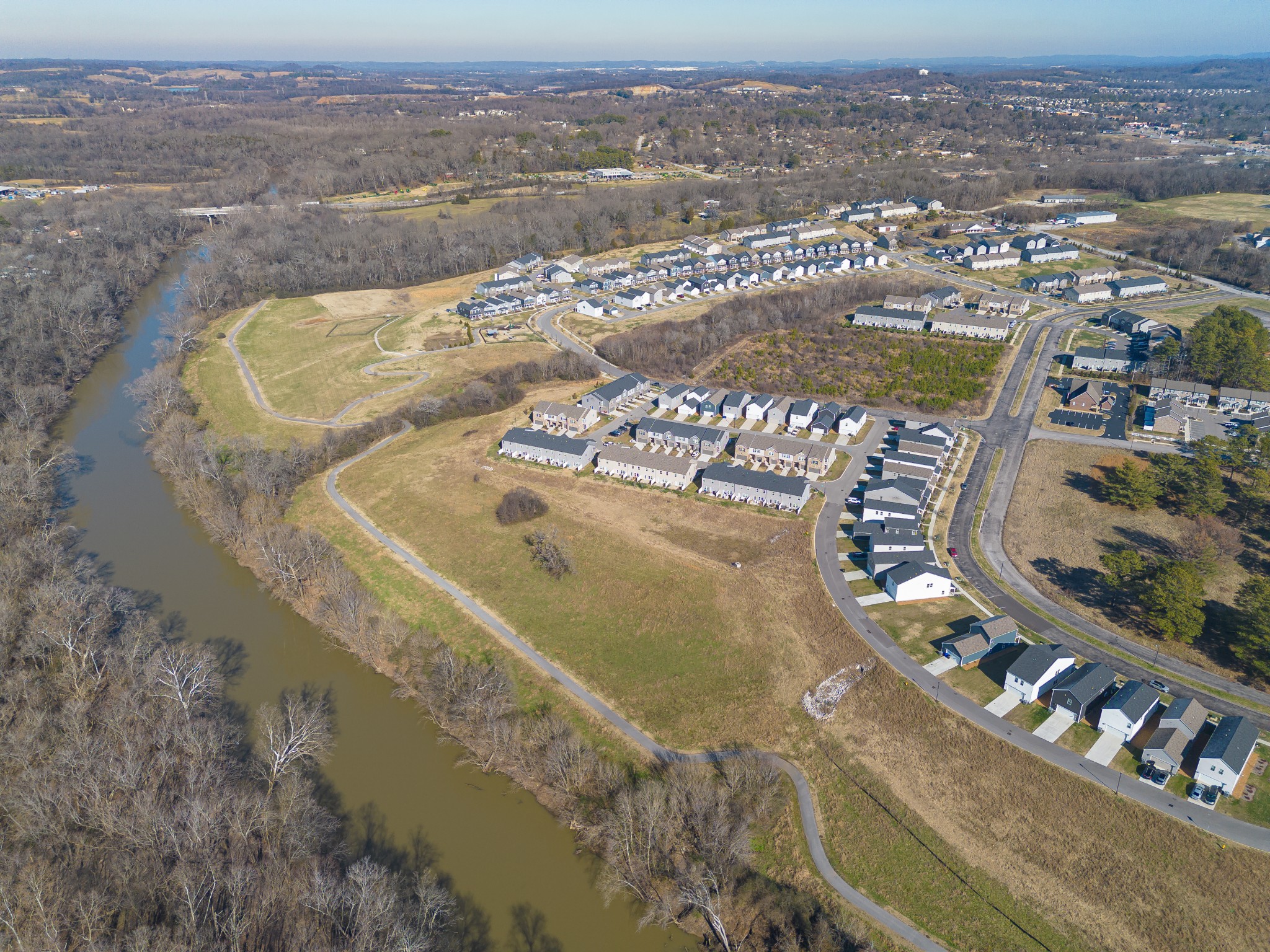 744 Prairie View Drive Columbia, TN 38401 - Photo 56 of 60 an aerial view of residential houses with outdoor space