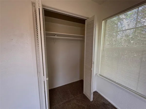a view of closet area