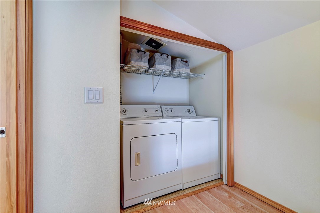 1311 North 145th Street, Unit B Seattle, WA 98133 - Photo 19 of 31 a utility room with dryer and washer