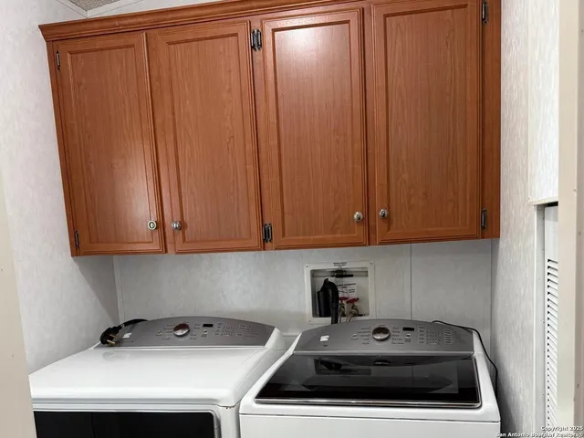 a room with storage and utility