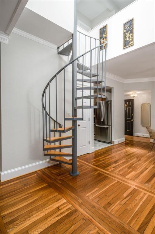 2840 Peachtree Road, Unit 503 Atlanta, GA 30305 - Photo 20 of 46 a view of entryway and hall with wooden floor