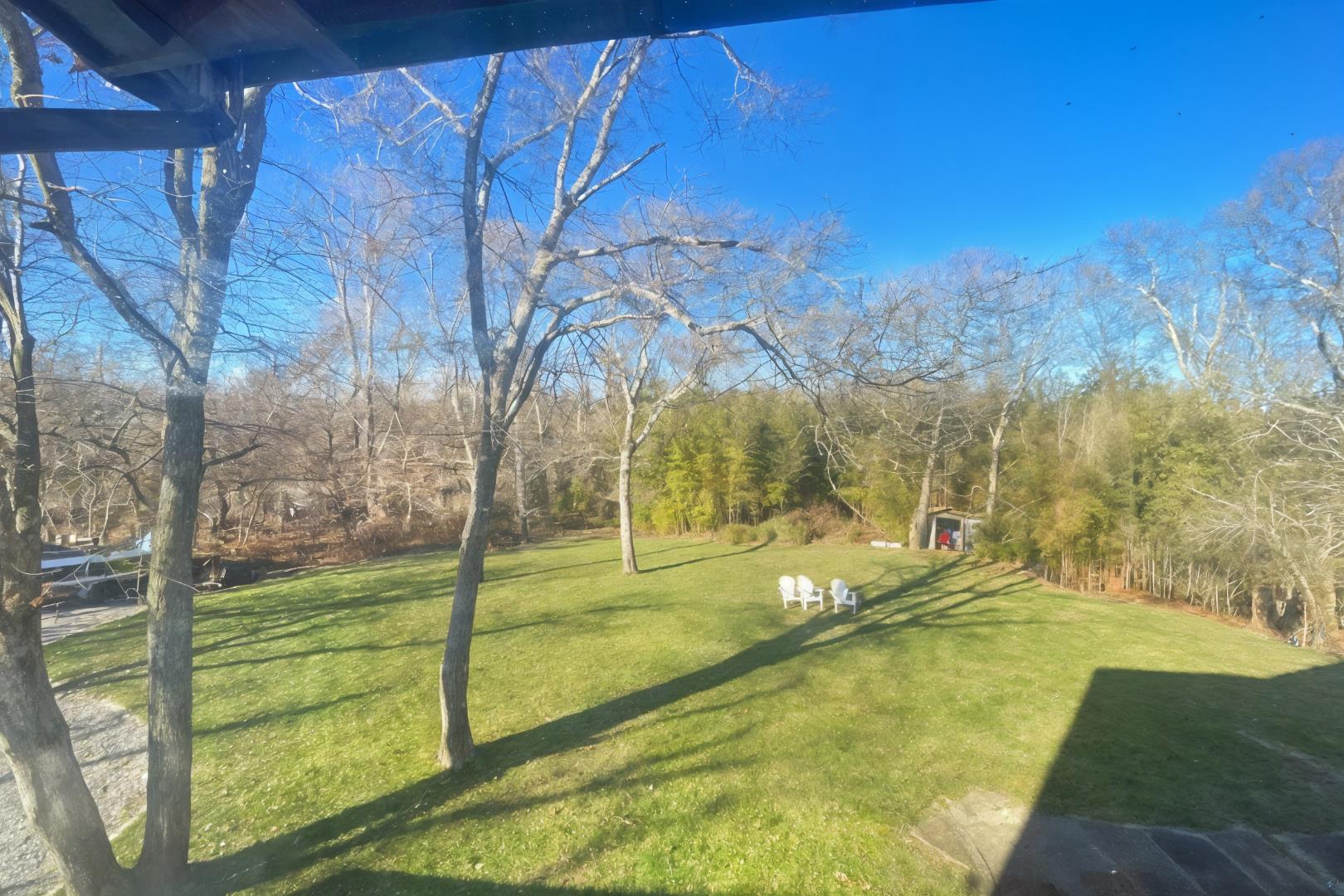 101 Tradewinds Road Oak Bluffs, MA 02557 - Photo 40 of 59 a view of yard with swimming pool