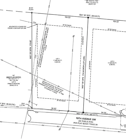 $19,900 | Lot 1 19th Avenue Southwest, Unit 1, Hickory, NC 28602