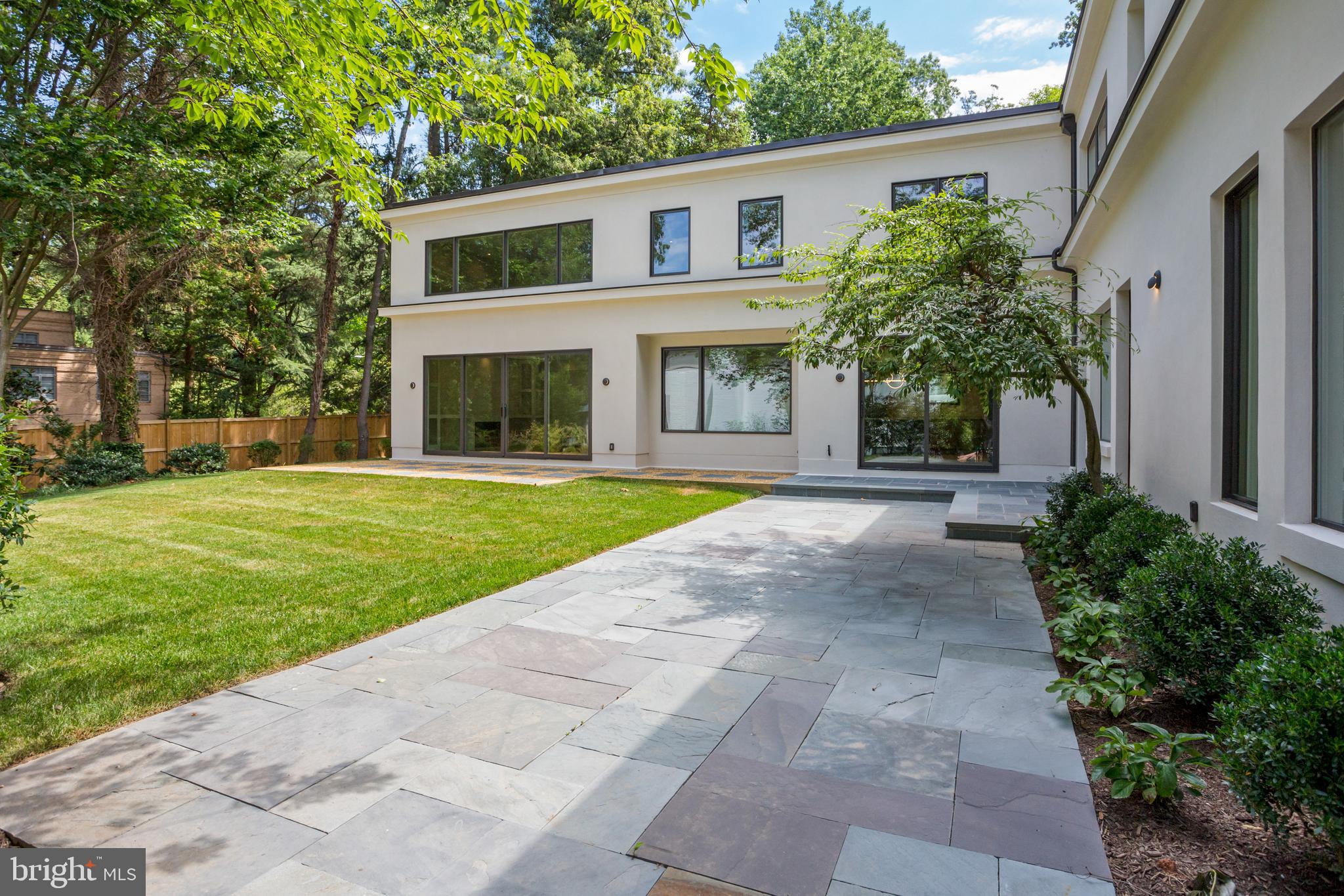 2700 Foxhall Road Northwest Washington, DC 20007 - Photo 21 of 24 Rear Flagstone Terrace