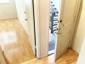 a view of kitchen and utility room