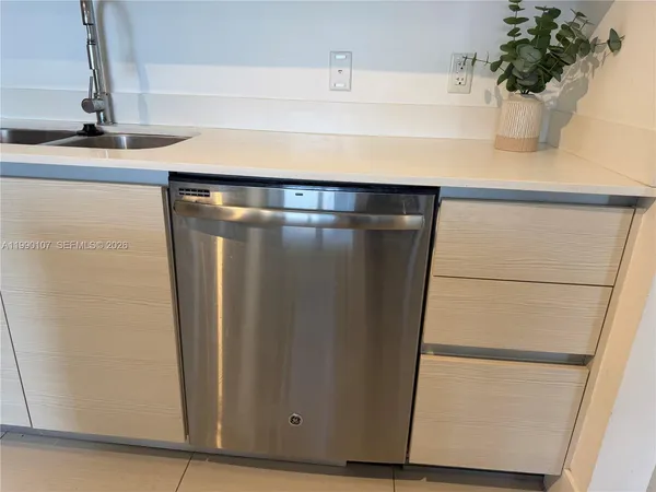 a close view of sink