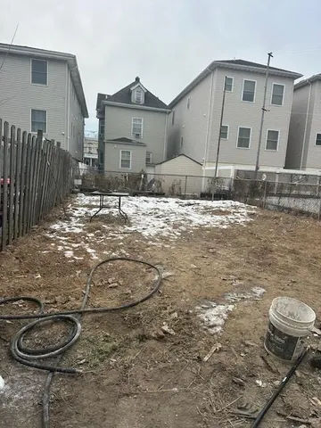 a backyard of a house