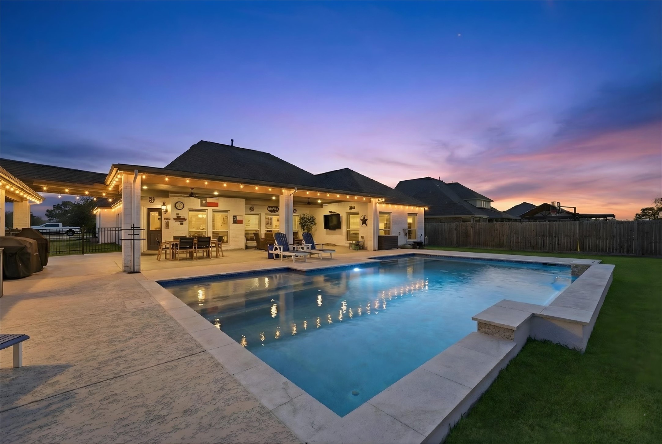 4735 Camp Creek Road Baytown, TX 77523 - Photo 1 of 41 a view of a lake with a garden