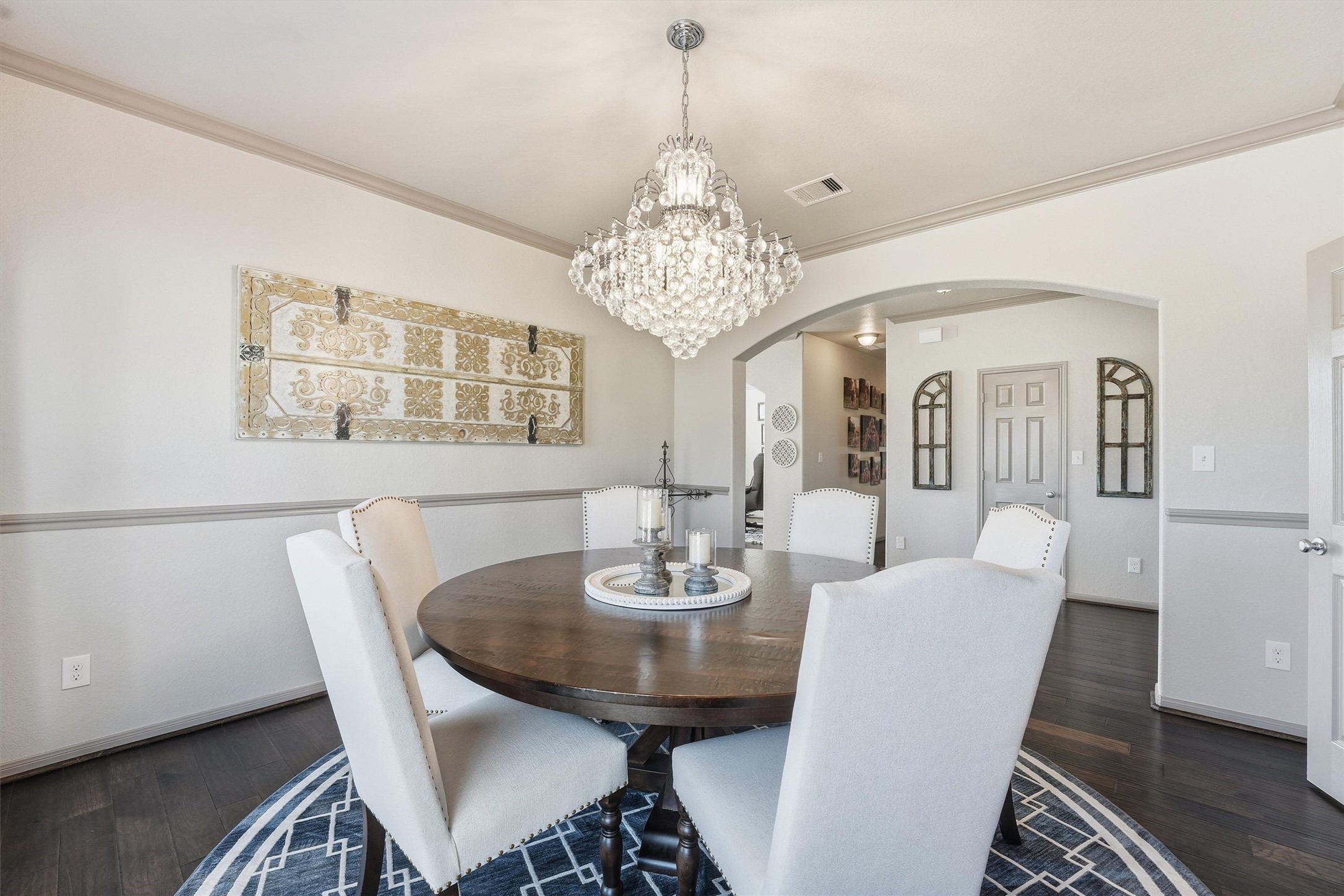 4735 Camp Creek Road Baytown, TX 77523 - Photo 14 of 41 a view of a dining room with furniture and window