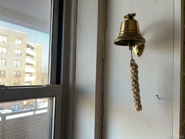 a close view of door lock