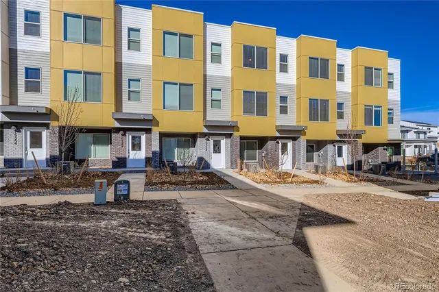 a front view of an apartment