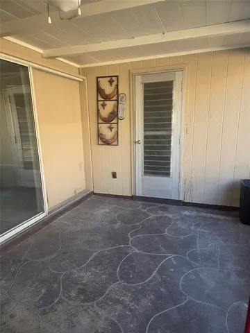 a view of empty room