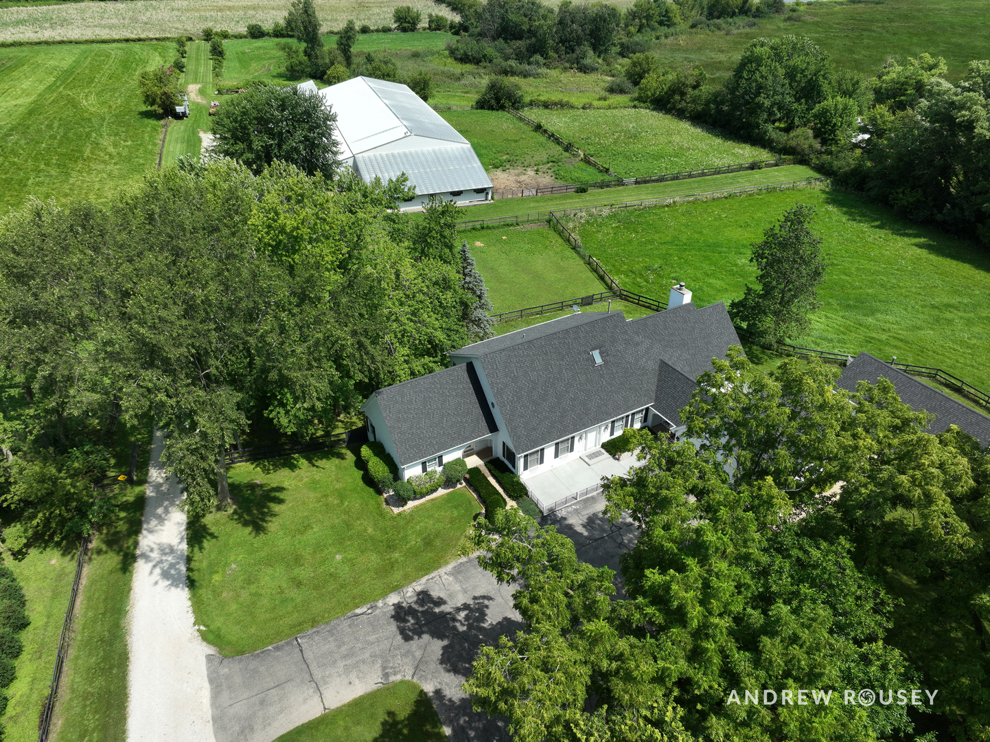 27490 West Wilmot Road Antioch, IL 60002 - Photo 5 of 50 an aerial view of house with yard