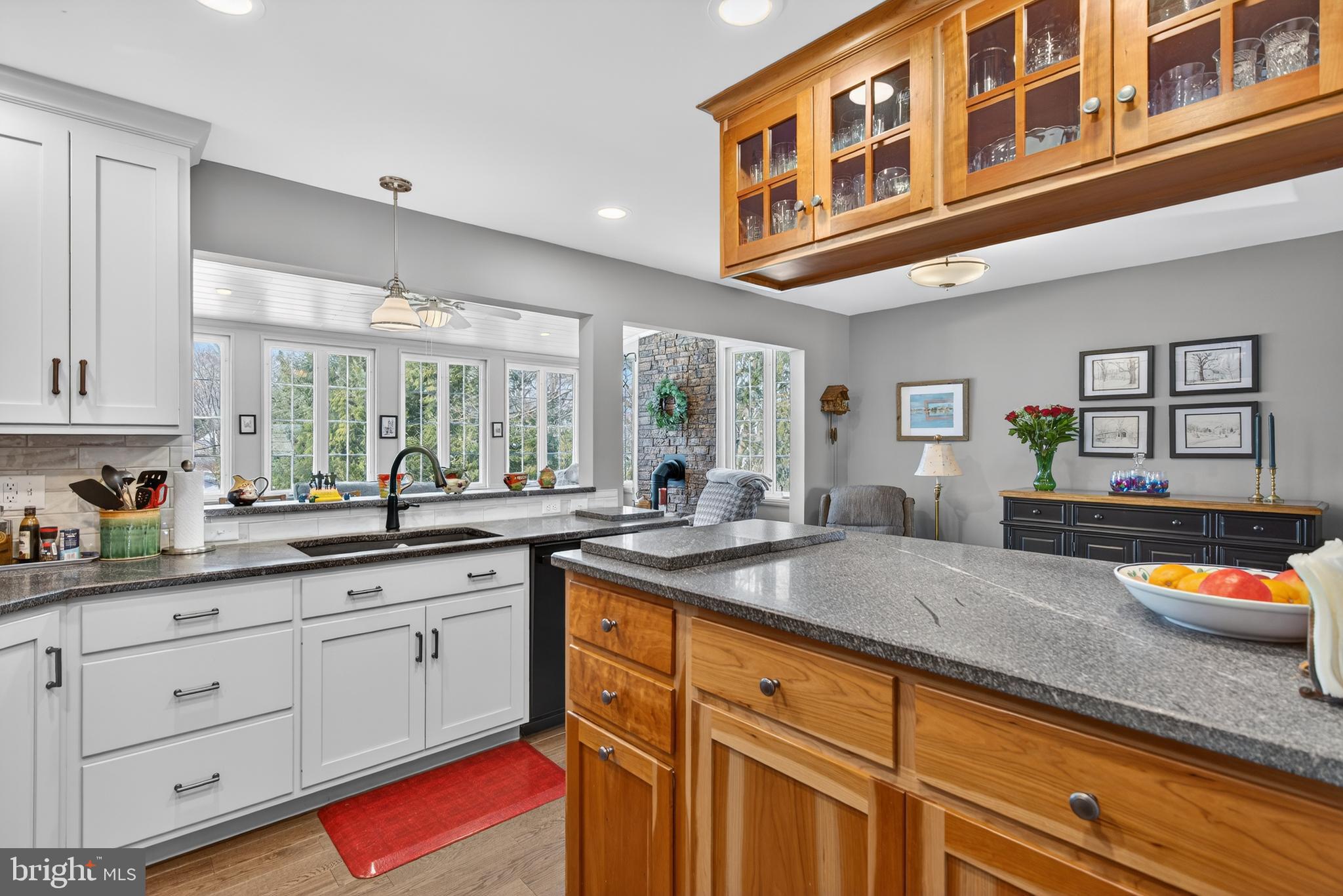 146 South Oak Street Lititz, PA 17543 - Photo 14 of 55 a kitchen with stainless steel appliances granite countertop a sink and cabinets