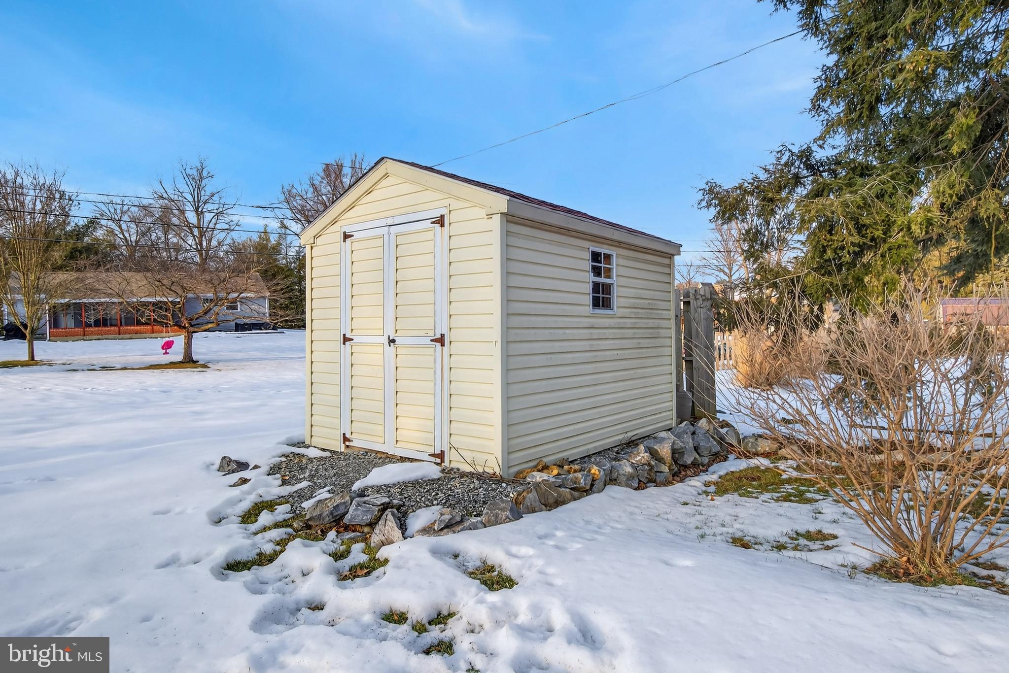 146 South Oak Street Lititz, PA 17543 - Photo 51 of 55 a view of a house with a snow in the yard