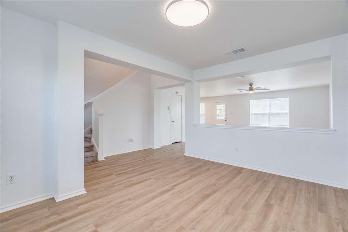 618 Lavaca Loop Elgin, TX 78621 - Photo 3 of 30 Large open living room with formal dining or flex space.